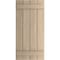 Ekena Millwork Rustic Four Board Joined Board-n-Batten Rough Sawn Faux Wood Shutters, 22W x 46H, PR SHUBJS22X46RSPR - alternate 15